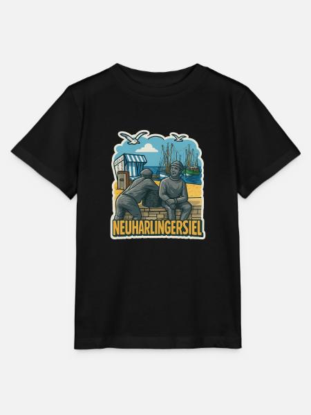 Neuharlingersiel - Stanley/Stella Kinder T-Shirt MINI CREATOR  - Schwarz