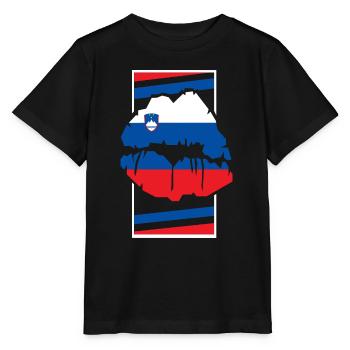 Slowenien - Stanley/Stella Kinder T-Shirt MINI CREATOR  - Schwarz - Vorne - Mikhail (115cm)