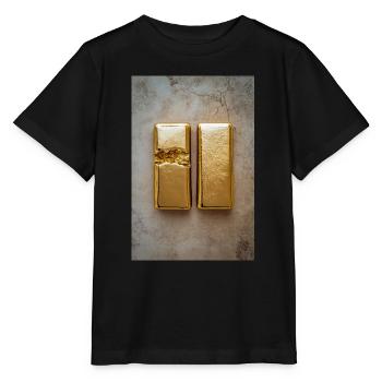 Transformation de l’or - T-shirt bio MINI CREATOR Stanley/Stella Enfant - noir - Devant - Mikhail (115cm)