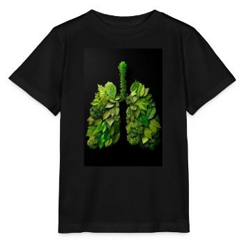 Grüne Lungen der Natur - Stanley/Stella Kinder T-Shirt MINI CREATOR  - Schwarz - Vorne - Mikhail (115cm)