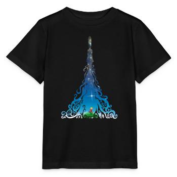 Rocket dreams - Stanley/Stella MINI CREATOR Kids’ T-Shirt - black - Front - Mikhail (115cm)
