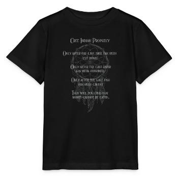 Divination du Capteur de rêves prophète indien cri - T-shirt bio MINI CREATOR Stanley/Stella Enfant - noir - Devant - Mikhail (115cm)