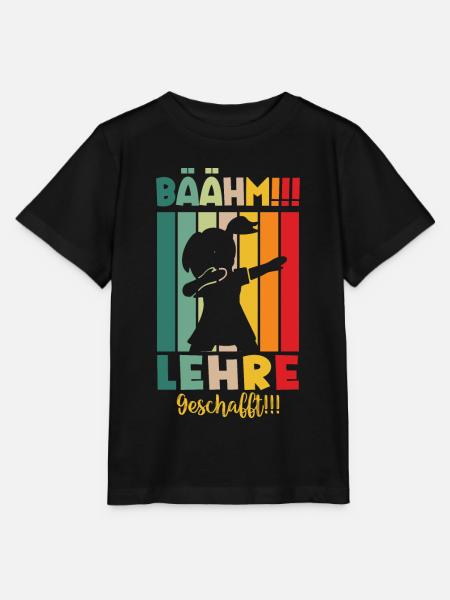 Lehre Geschafft Abschiedsgeschenk 2024 - Stanley/Stella Kinder T-Shirt MINI CREATOR - Schwarz