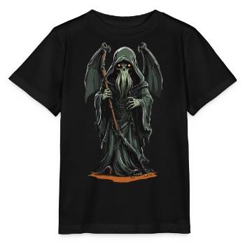 Druiden Sensenmann Tentakel Horror Halloween - Stanley/Stella Kinder T-Shirt MINI CREATOR  - Schwarz - Vorne - Mikhail (115cm)