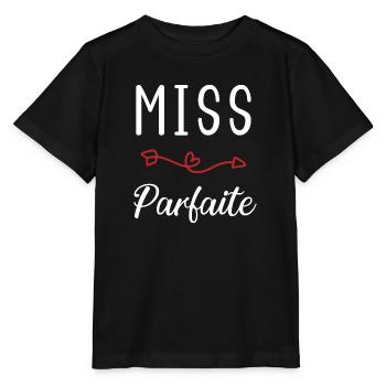 Miss parfaite - T-shirt bio MINI CREATOR Stanley/Stella Enfant - noir - Devant - Mikhail (115cm)