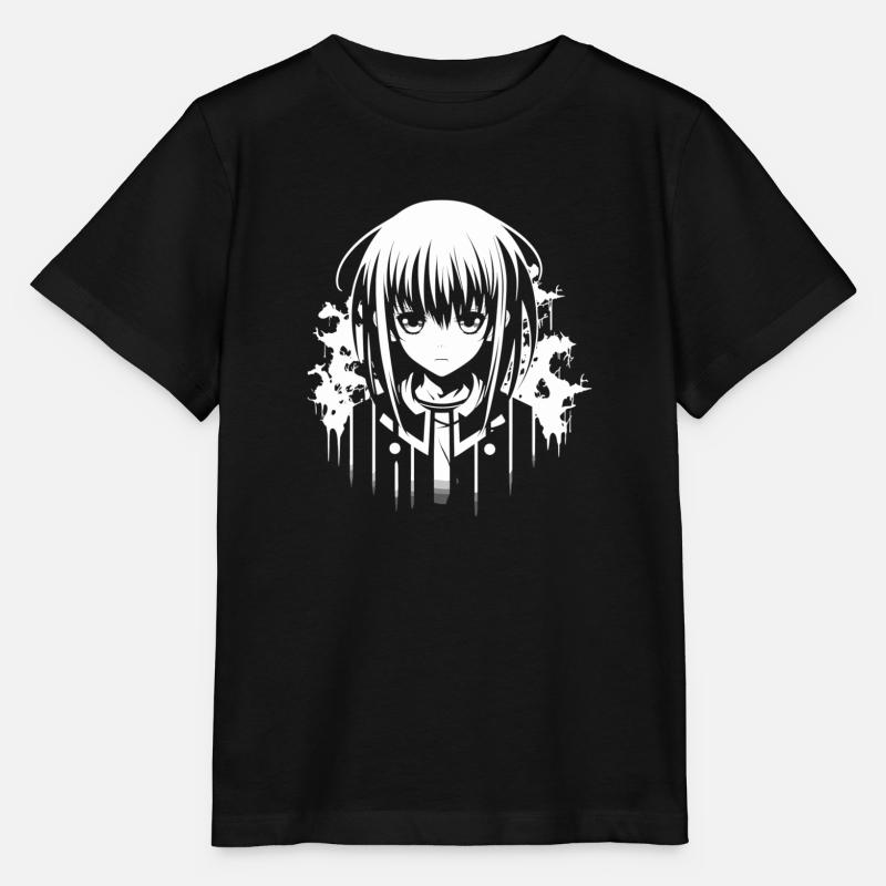 Cooles Anime Design - Stanley/Stella Kinder T-Shirt MINI CREATOR  - Schwarz