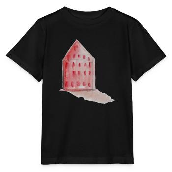 Ein rotes Haus - Hausmann sein :) - Stanley/Stella Kinder T-Shirt MINI CREATOR  - Schwarz - Vorne - Mikhail (115cm)