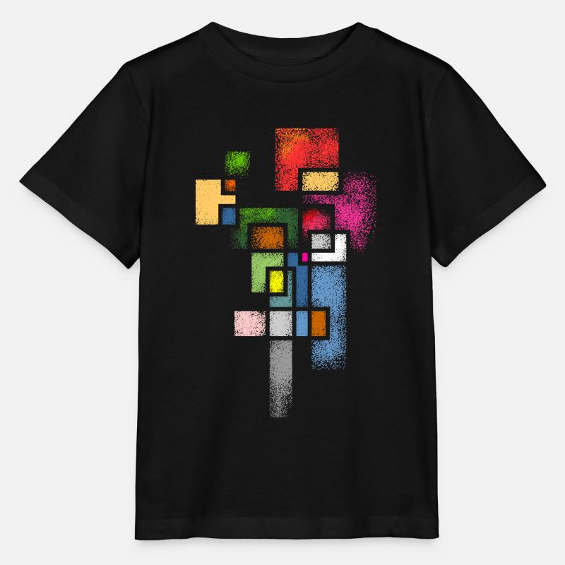 Abstrakt - Stanley/Stella Kinder T-Shirt MINI CREATOR - Schwarz
