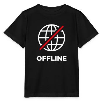 Offline - Stanley/Stella Kinder T-Shirt MINI CREATOR  - Schwarz - Vorne - Mikhail (115cm)