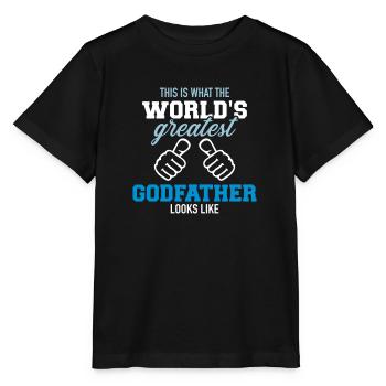Godfather - Stanley/Stella MINI CREATOR Kids’ T-Shirt - black - Front - Mikhail (115cm)