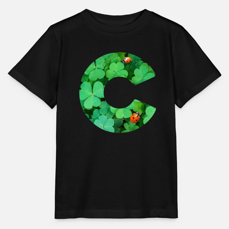 Trèfles C - T-shirt bio MINI CREATOR Stanley/Stella Enfant - noir