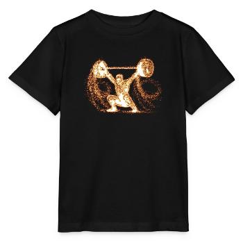 Haltérophilie Haltérophilie - T-shirt bio MINI CREATOR Stanley/Stella Enfant - noir - Devant - Mikhail (115cm)
