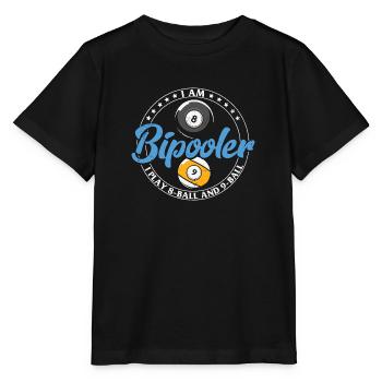 Billiards Pool Billiards Billiards Ball Billiards Cook 8Ball - Stanley/Stella MINI CREATOR Kids’ T-Shirt - black - Front - Mikhail (115cm)