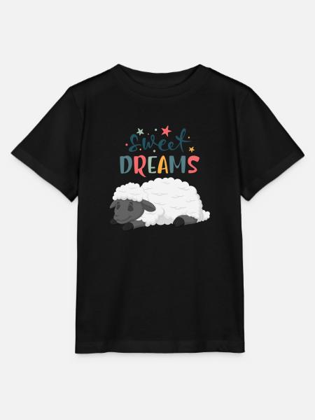 Schlafendes Schaf - Stanley/Stella Kinder T-Shirt MINI CREATOR - Schwarz