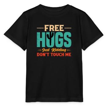 Cactus Fucculent Cactus Garden Cactus Plants - Stanley/Stella MINI CREATOR Kids’ T-Shirt - black - Front - Mikhail (115cm)