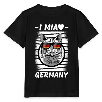 Drapeau allemand Drapeau allemand Utilisé Look Home - T-shirt bio MINI CREATOR Stanley/Stella Enfant - noir - Devant - Mikhail (115cm)