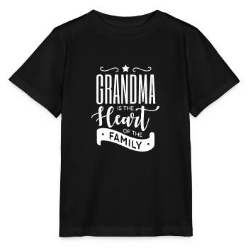 Grand-mère, grand-mère, grand-mère - T-shirt bio MINI CREATOR Stanley/Stella Enfant - noir - Devant - Mikhail (115cm)