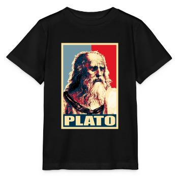 Plato - T-shirt bio MINI CREATOR Stanley/Stella Enfant - noir - Devant - Mikhail (115cm)
