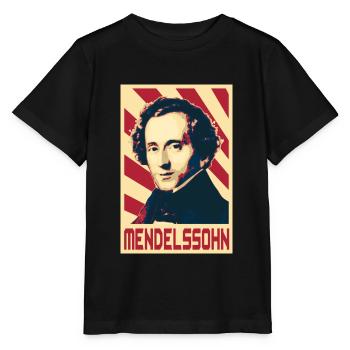 Felix Mendelssohn - T-shirt bio MINI CREATOR Stanley/Stella Enfant - noir - Devant - Mikhail (115cm)