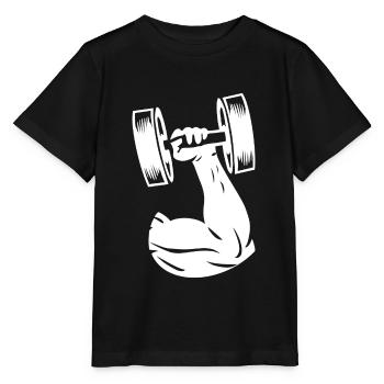 Gym Sport Kraftsport - Stanley/Stella MINI CREATOR Kids’ T-Shirt - black - Front - Mikhail (115cm)
