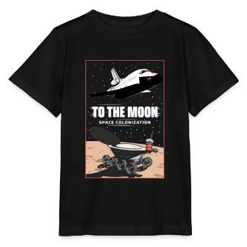 NAAR DE MAAN - Stanley/Stella Kinder-T-shirt MINI CREATOR  - zwart - Voor - Mikhail (115cm)