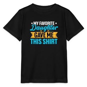 Papa Fille Père Fille Belle-fille - T-shirt bio MINI CREATOR Stanley/Stella Enfant - noir - Devant - Mikhail (115cm)