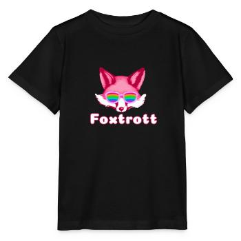 Foxtrott, Fuchs,brille, Tanz, standardtanz - Stanley/Stella Kinder T-Shirt MINI CREATOR  - Schwarz - Vorne - Mikhail (115cm)