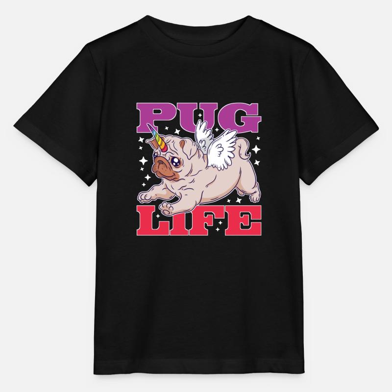 Vie de carlin - T-shirt bio MINI CREATOR Stanley/Stella Enfant - noir