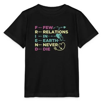 Complices Couple Couples Couple Meilleurs Amis - T-shirt bio MINI CREATOR Stanley/Stella Enfant - noir - Devant - Mikhail (115cm)