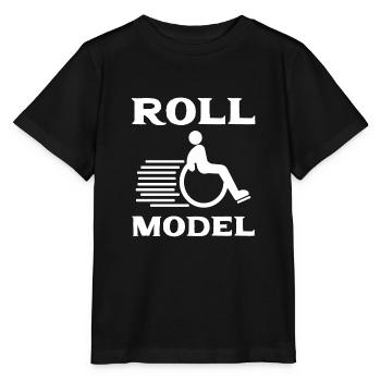 Rollstuhl - Stanley/Stella Kinder T-Shirt MINI CREATOR  - Schwarz - Vorne - Mikhail (115cm)