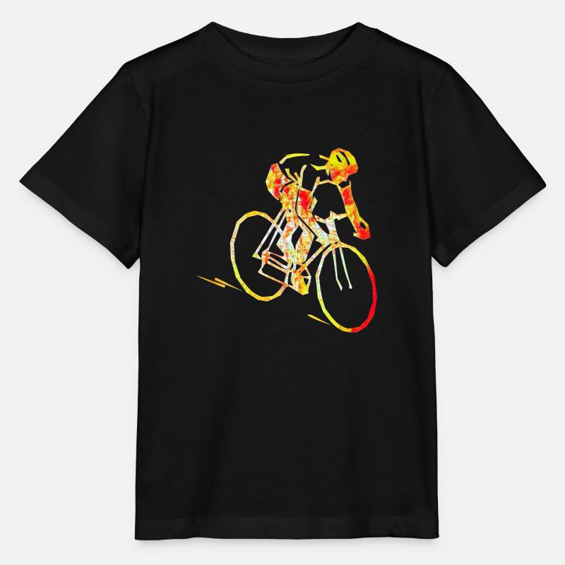 course cycliste - T-shirt bio MINI CREATOR Stanley/Stella Enfant - noir