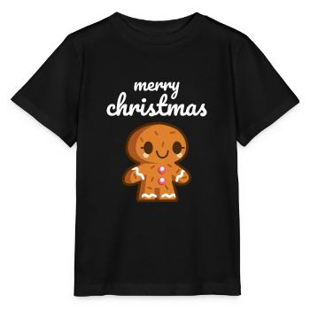 Lebkuchenmann - Stanley/Stella Kinder T-Shirt MINI CREATOR  - Schwarz - Vorne - Mikhail (115cm)