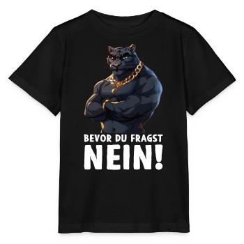 avant que vous ne demandiez à aucun jaguar - T-shirt bio MINI CREATOR Stanley/Stella Enfant - noir - Devant - Mikhail (115cm)