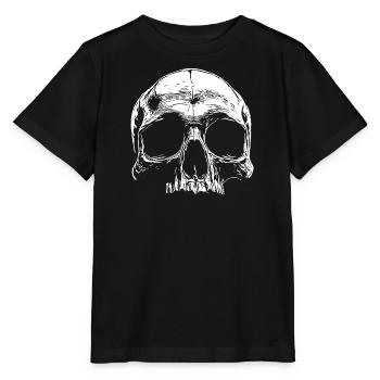 SKULL - Stanley/Stella Kinder T-Shirt MINI CREATOR  - Schwarz - Vorne - Mikhail (115cm)