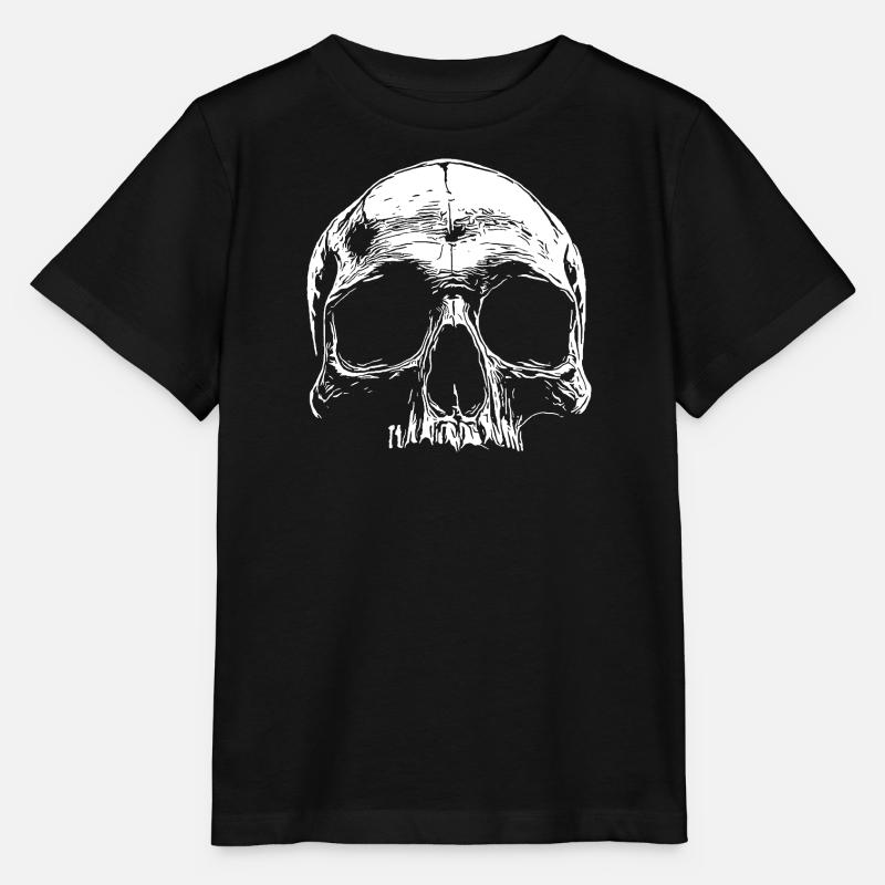 SKULL - Stanley/Stella Kinder T-Shirt MINI CREATOR  - Schwarz