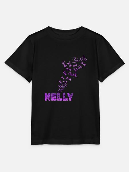 Spaß Nelly - Stanley/Stella Kinder T-Shirt MINI CREATOR - Schwarz