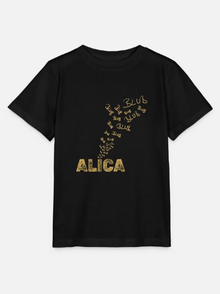 Geschenk für Alica - Stanley/Stella Kinder T-Shirt MINI CREATOR  - Schwarz