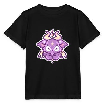 Cute Satan - Stanley/Stella MINI CREATOR Kids’ T-Shirt - black - Front - Mikhail (115cm)