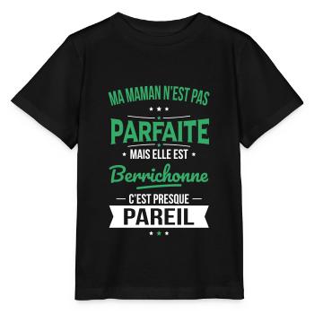 J'ai une maman Berrichonne plus cool - T-shirt bio MINI CREATOR Stanley/Stella Enfant - noir - Devant - Mikhail (115cm)