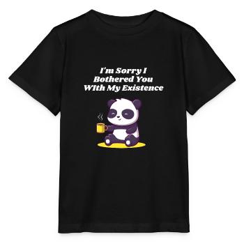 I'm sorry I sent you introverted sarkas - Stanley/Stella MINI CREATOR Kids’ T-Shirt - black - Front - Mikhail (115cm)