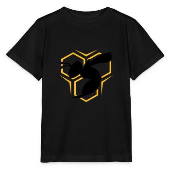 flora_fauna_biene - T-shirt bio MINI CREATOR Stanley/Stella Enfant - noir - Devant - Mikhail (115cm)
