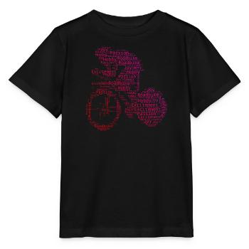Road Cyclist Road Cycling Road Bike - Stanley/Stella MINI CREATOR Kids’ T-Shirt - black - Front - Mikhail (115cm)