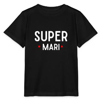 Evg mariage super-héros cadeau anniversaire - T-shirt bio MINI CREATOR Stanley/Stella Enfant - noir - Devant - Mikhail (115cm)