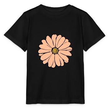 Blume pastell Blume Blumen pastell Blumen - Stanley/Stella Kinder T-Shirt MINI CREATOR  - Schwarz - Vorne - Mikhail (115cm)