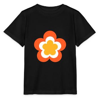 70s Flower Hippie Festival Costume - Stanley/Stella MINI CREATOR Kids’ T-Shirt - black - Front - Mikhail (115cm)