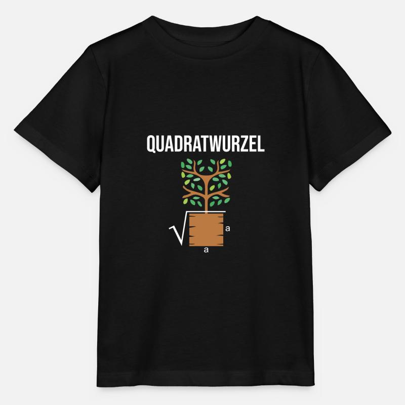 Quadratwurzel Wurzel Wortspiel Mathe Nerd - Stanley/Stella Kinder T-Shirt MINI CREATOR - Schwarz