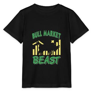Bullenmarkt-Bestie - Stanley/Stella Kinder T-Shirt MINI CREATOR  - Schwarz - Vorne - Mikhail (115cm)