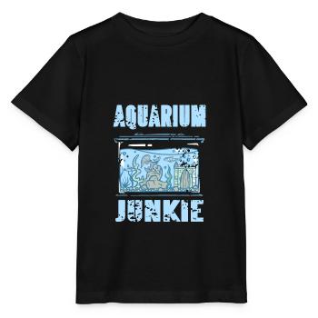 Aquarium Junkie - T-shirt bio MINI CREATOR Stanley/Stella Enfant - noir - Devant - Mikhail (115cm)