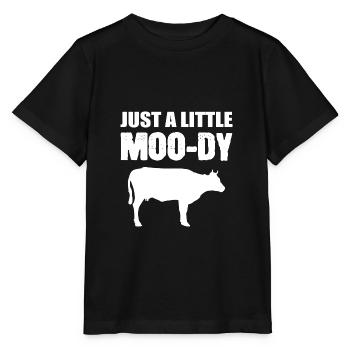 Little Moo-Dy Launische Person Gift - Stanley/Stella Kinder T-Shirt MINI CREATOR  - Schwarz - Vorne - Mikhail (115cm)