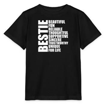 Complices Couple Couples Couple Meilleurs Amis - T-shirt bio MINI CREATOR Stanley/Stella Enfant - noir - Devant - Mikhail (115cm)